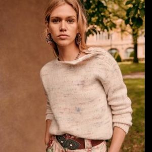 Sezane Knit Sweater. 40% Baby Alpaca